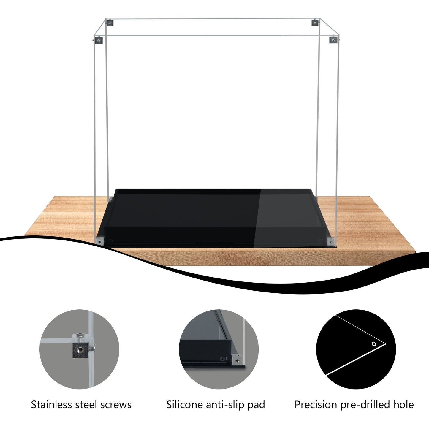 BrickArmor Display Case for LEGO 10366 Tropical Aquarium Collectible Set, Creative Magnetic Front Panel, Dustproof Clear Display Box Compatible with Lego10366(Box Only, Model Not Included)