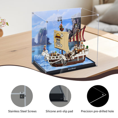 BrickArmor Display Case for LEGO Move forward to the pirate ship Melley(Box Only，Model Not Included)