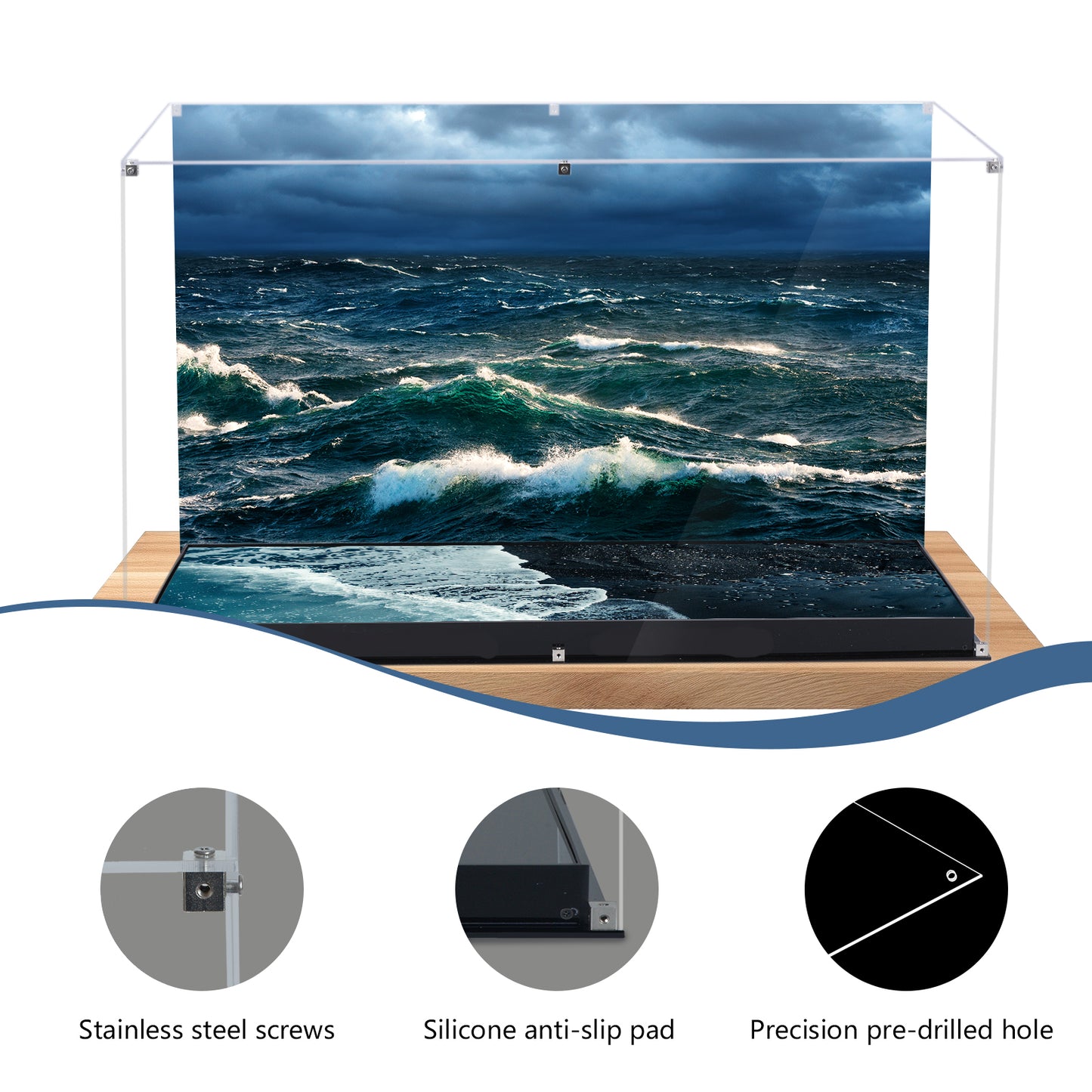 BrickArmor Display Case for LEGO 10335 The Endurance Building Set,Dustproof Clear Display Box Compatible with Lego10335(Box Only，Model Not Included)