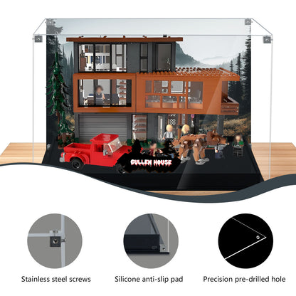 BrickArmor Display Case for LEGO 21354 Twilight The Cullen House Building Set,Dustproof Clear Display Box Compatible with Lego21354(Box Only，Model Not Included)