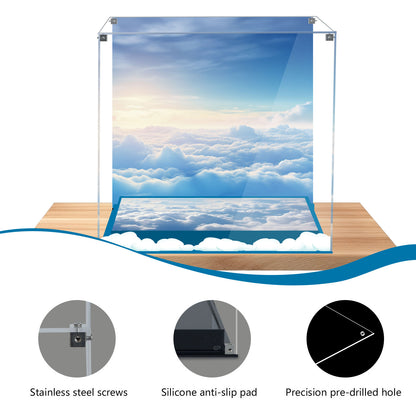 BrickArmor Display Case for LEGO 77073 Fortnite Battle Bus Set,Innovative Magnetic Front Panel Dustproof Display Box Compatible with Lego 77073 (Only Box, Model Not Included)