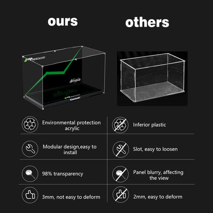 BrickArmor Display Case for LEGO Kawasaki H2R motorcycle 42170