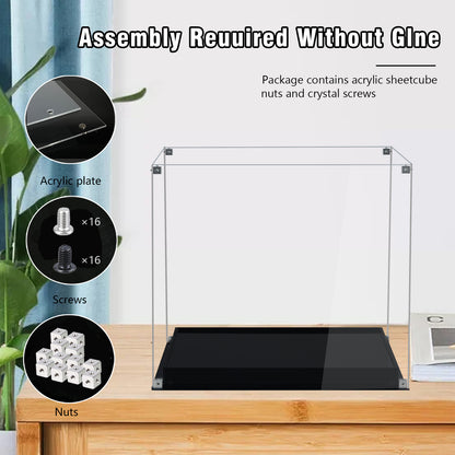 BrickArmor Display Case for LEGO 10366 Tropical Aquarium Collectible Set, Creative Magnetic Front Panel, Dustproof Clear Display Box Compatible with Lego10366(Box Only, Model Not Included)