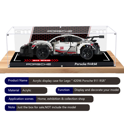 BrickArmor Display Case for LEGO Porsche 911RSR 42096