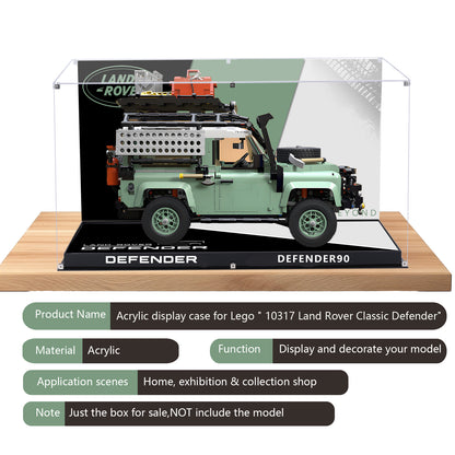 BrickArmor Display Case for LEGO Land Rover Defender 10317