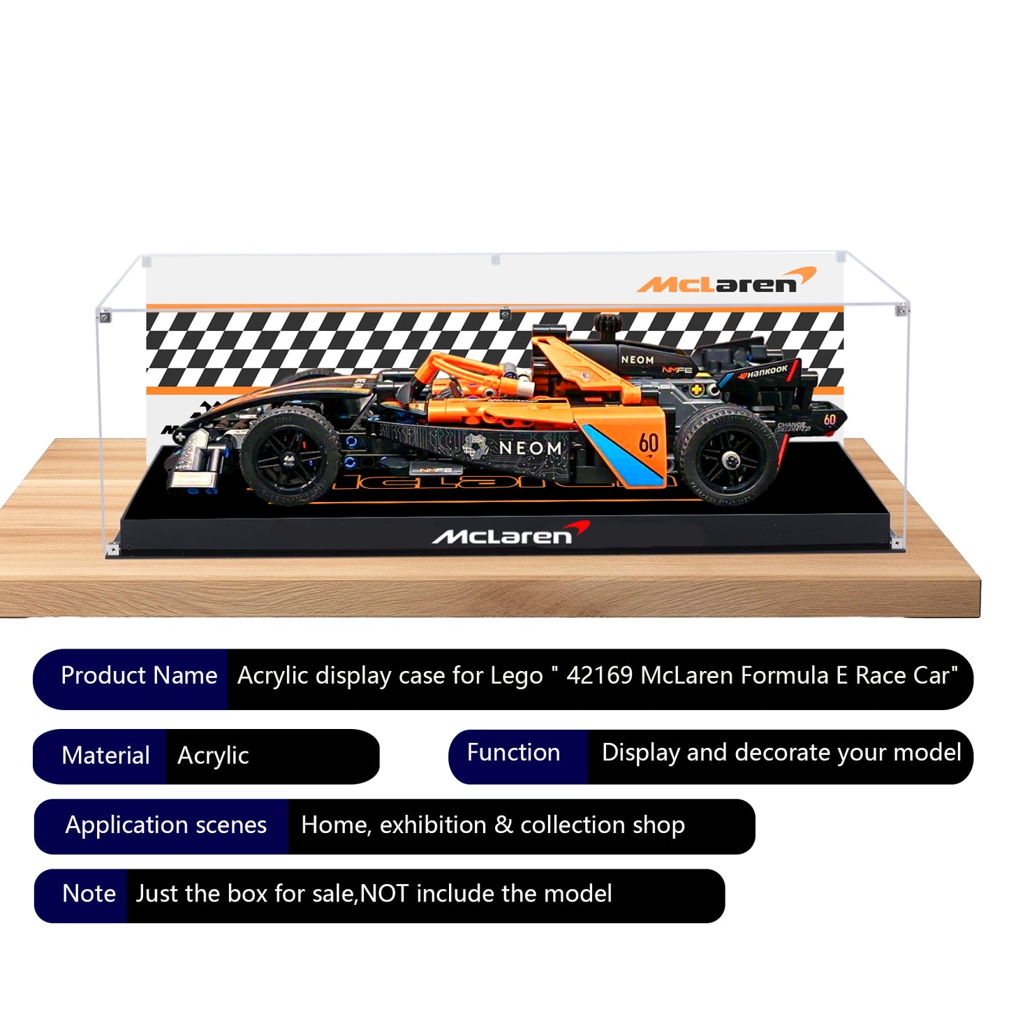 BrickArmor Display Case for LEGO McLaren 42169