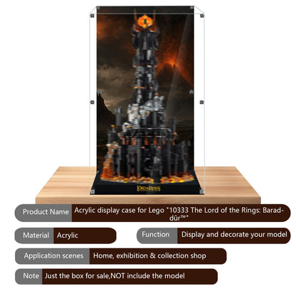 BrickArmor Display Case for LEGO 10333 The Lord of The Rings Building Set(Box Only，Model Not Included)