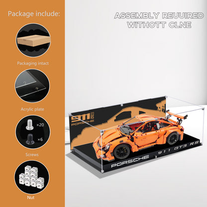 BrickArmor Display Case for LEGO Porsche GT3 42056