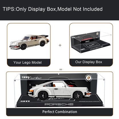 BrickArmor Display Case for LEGO Porsche 911 10295