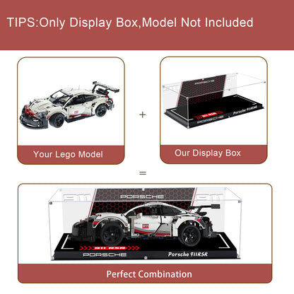 BrickArmor Display Case for LEGO Porsche 911RSR 42096