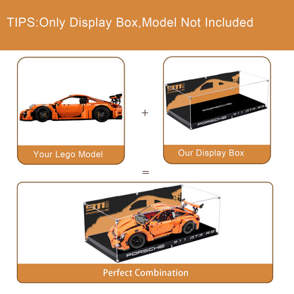 BrickArmor Display Case for LEGO Porsche GT3 42056