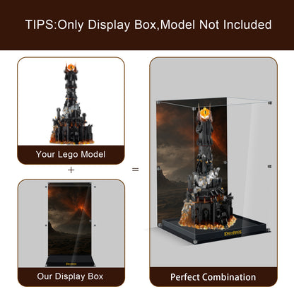 BrickArmor Display Case for LEGO 10333 The Lord of The Rings Building Set(Box Only，Model Not Included)