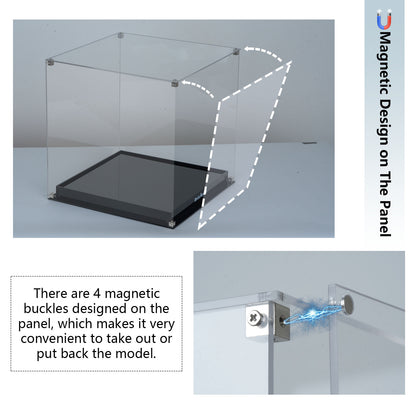 BrickArmor Display Case for LEGO 21361 Gizmo The Little Monster Building Set,Dustproof Clear Display Box Compatible with Lego21361 Gremlins(Box Only，Model Not Included)