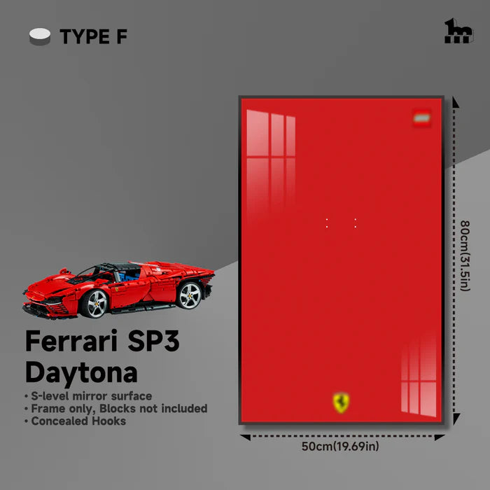 BrickArmor WALL DISPLAY FRAME FOR LEGO® TECHNIC™ SUPERCAR